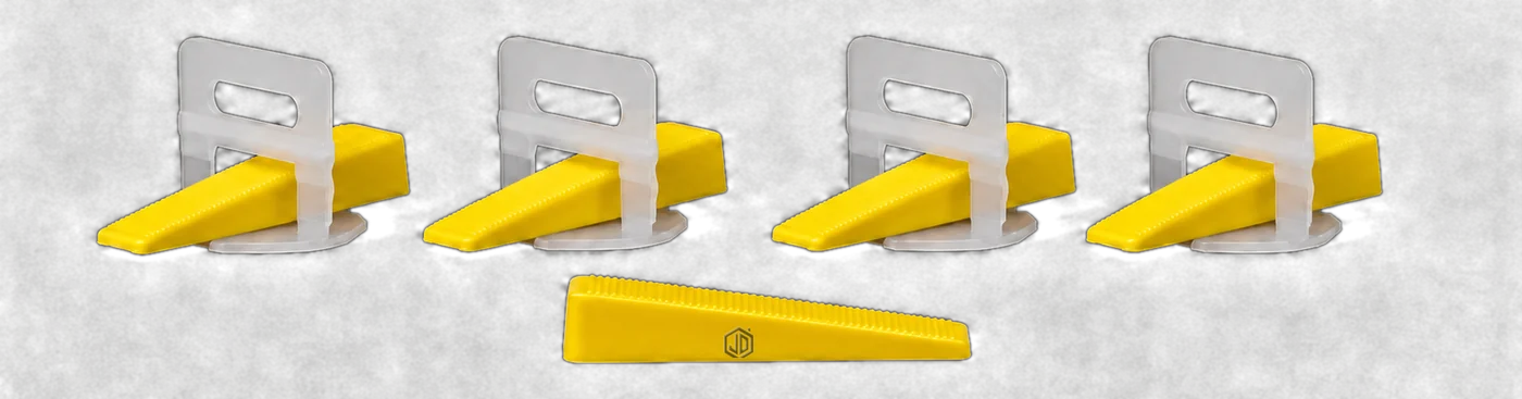 Sistema de nivelación de clips y cuñas